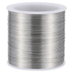 28 Gauge Jewelry Copper Wire, 328 ft/100 m Rust Resistant Craft Copper Wires, Bulk Soft Pure Silver Coppers Wire, Plated Metal Thin Beads Wires for Making Crafts Wrapping Jewelry - color: Silver