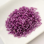 John Bead 25g Cylin Beads Magenta Silver Lined 11/0 Glass Cylindrical Seed Beads for Jewelry Bracelets Necklaces Earrings Making Embroidery - color: Magenta Silver Lined