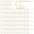 SUNNYCLUE 1 Box 160Pcs 18K Gold Plated Earring Findings French Earring Hooks Fish Hook Ear Wires French Ear Wires for Jewelry Making Accessories DIY Handmade Craft - color: 160pcs 18k Gold Plated French Earring Hooks