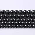 103pcs 4mm AAA Black Hematite Beads Natural Stone Gemstone Round Loose Beads for Jewelry Making DIY Bracelets - color: Black Hematite, size: 4mm
