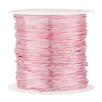 203 Feet Tarnish Resistant Copper Wires 24 Gauge Jewelry Craft Wires Beading Wire for Jewelry Making, Wire Wrapping and Crafting(Rose Gold) - color: Rose Gold, size: 24 Gauge