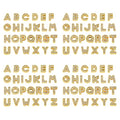 AUEAR, 104 Pack Gold A-Z 8mm Full Rhinestone Slide Charms Crystal Alphabet Letter Alloy for Bracelets Necklace Wristbands DIY Jewelry Making - color: Gold, size: 104 Pack