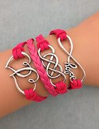 ALIMITOPIA 40pcs Infinity Hope Symbol Connectors Charms Pendants for DIY Necklace Bracelet Jewelry Making Accessories(Antique Silver) - color: Infinity Hope Symbol - Antique Silver