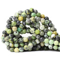 45PCS 8mm Natural Australian Jade Stone Beads Round Loose Beads for Jewelry Making DIY Handmade Materials 1 Strand 15" - color: Australian jade, size: 8mm