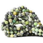 45PCS 8mm Natural Australian Jade Stone Beads Round Loose Beads for Jewelry Making DIY Handmade Materials 1 Strand 15" - color: Australian jade, size: 8mm