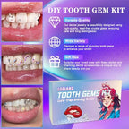 Tooth Gem Kit, DIY Crystals Jewelry Kit Teeth Gems Set, Professional Fashionable Tooth Gems Starter Set