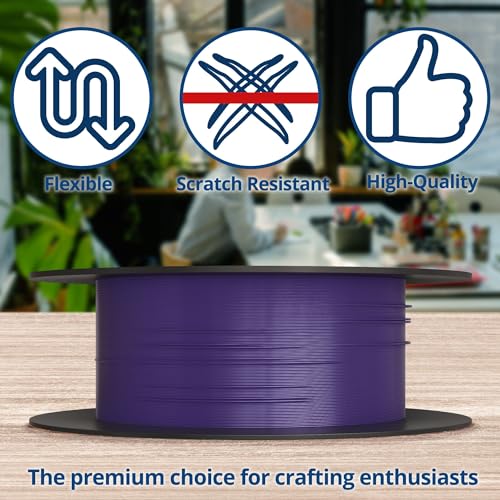 Soft Flex 49 Strand Beading Wire - Medium 0.19 Diameter - 30 Feet Nylon Design Wire - style: Purple Amethyst