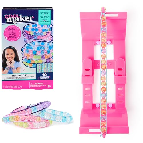 Cool Maker, BFF Beads Friendship Bracelet Making Kit, 230 Beads for Bracelets, Makes 10, Arts and Crafts Kit, Kids Toys for Girls Ages 6 and up - style: BFF Beads Bracelet Maker