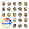 NCB 100pcs 6mm Dalmation Spot Jasper Beads Natural Semi Precious Beads Round Smooth Gemstones Loose Spacer Beads Charms for Necklaces Bracelets Jewelry Making (Dalmation Spot Jasper, 6mm 100Beads) - color: Dalmation Spot Jasper, size: 6mm 100Beads