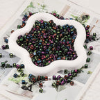 1000pcs Black Square Acrylic Number Letter Beads 6x6mm Colorful Number 0-9 Beads for Jewelry Making and DIY Bracelets Necklaces Key Chains - color: Black Mixed Colorful Number 0-9