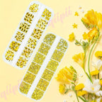 qiipii 2630Pcs Golden Yellow Nail Rhinestones 120 Multi Shapes Crystal Flatback Gems +2510 Round Beads Glass Stones Diamonds Jewels w Tweezer & Wax Pen for DIY Face Eye Mackup Clothes Shoes - color: Golden Yellow, size: A Set