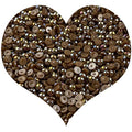1000pcs 5mm Half Pearl Beads Flatback Pearl Beads Half Round Plastic Pearls for Crafts Scrapbooking Embellishment Nail Art(Coffee AB) - color: Coffee AB, size: 5mm