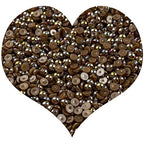1000pcs 5mm Half Pearl Beads Flatback Pearl Beads Half Round Plastic Pearls for Crafts Scrapbooking Embellishment Nail Art(Coffee AB) - color: Coffee AB, size: 5mm