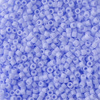 Miyuki Delica Seed Beads Bundle: Size 11/0, Blue Opaque Palette Collection DB1137, DB1138, DB1497-3 Tubes of 7.2 Grams ea