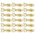 Magnetic Clasps for Necklaces Strong Magnetic Necklace Clasps and Closures, 14K Gold and Silver Bracelet Converter for Women - color: 18Pcs Gold