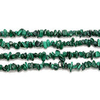 5-8mm Natural Malachite Gemstone Chips Loose Beads Semi Precious for Jewelry Making DIY Handmade Craft Supplies 1 Strand per Bag Approxi 34" - color: Malachite Chips
