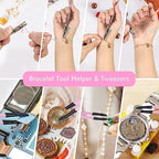 Toolour Jewelry Pliers Set Jeweler Making Tools for Adults,11pcs Professional Jewelry Pliers Tool Kit with Jewellery Making Supplies for DIY Beading Crafting Crimping Cutting Repair