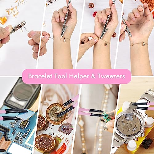 Toolour Jewelry Pliers Set Jeweler Making Tools for Adults,11pcs Professional Jewelry Pliers Tool Kit with Jewellery Making Supplies for DIY Beading Crafting Crimping Cutting Repair