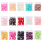 9000pcs 4mm Half Round Pearl Beads Mixed 15 Colors Cabochon Flatback Gem DIY Scrapbooking Shoes Phone Nail Art Making Crafts Material - size: 4mm 9000pcs