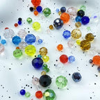 Crystal Glass Beads 400 Pieces 4mm Round Faceted Glass Spacer Beads for Jewelry Making Bracelet Earring Necklace DIY Craft Supplies(Crystal Clear) - color: Crystal Clear, size: 4mm