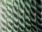 100% Nature Mulberry Handmade Embroidery Silk Thread Woven Jewelry Accessory Artificial Flowers Cross Stitch Floss DIY Sewing Kits 7 Gradient Colors 22m Each (47) - color: 47