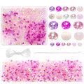 TOAOB 1000pcs Briolette Crystals Glass Beads 4mm 6mm 8mm Rondelle Faceted Spacer Beads Pink Loose Beads for Bracelets Necklace Earrings Jewelry Making - color: Pink