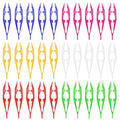 ZIQON 30PCS Plastic Tweezers Beads Tweezers for Dried Flowers Handmade Bead Tweezer Plastic Forceps Craft Tweezer for DIY Bead Jewelry Making Beading Project (30)