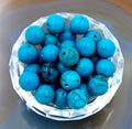AD Beads Natural Gemstone Round Spacer Loose Beads (6mm 100pcs, Blue Turquoise) - color: Blue Turquoise, size: 6mm 100pcs