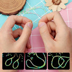 4000pcs Glow Seed Beads - 10 Colors, 3mm Luminous Glow in Dark Glass Beads for Bracelets, Necklace, Anklet, Earrings - DIY Craft