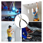 LED Pixel Plier, Insulated Gripping Pusher Clamp Tool, Specialty Plier Forceps for Perforated Word Row Hole, Piercing String, Cloth Lamp Light Bulb, Advertising Production Line Lights