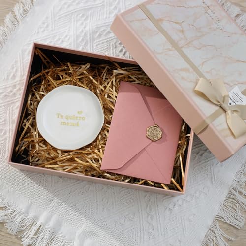 HOME SMILE I Love You Mom Gifts in Spanish Mother's Day Birthday-Te Quiero Mama Ring Dish - style: Te Quiero Mama