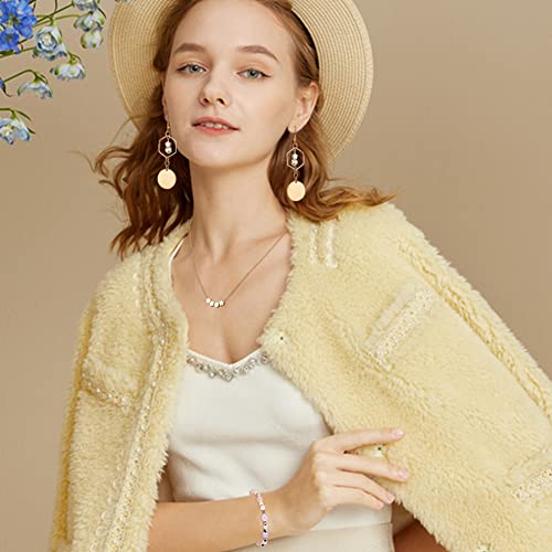 PH PandaHall 14K Gold Beads Spacers, 80pcs Flower Spacer Beads Metal Star Crown Cross Charm Long-Lasting Loose Beads for Necklace Bracelet Earring Wedding Valentine Mother's Day Thanksgiving 8 Styles