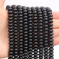 BONNY BOXX 1 Strand Natural 5 * 8mm Black Obsidian Rondelle Beads, Natural Abacus Disk Stone Beads Loose Spacer Gemstone for DIY Bracelet Necklace Jewelry Making - color: Black Obsidian, size: 5*8mm