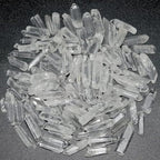 YATOJUZI 2LB Clear Quartz Crystal Points Bulk Natural Irregular Polished Stones Wands Gemstones Wholesale Reiki Energy Balancing Crystals Stone for DIY Handmade Meditation Divination 0.39"-1.18" - color: 0.39"-1.18”, size: 2 Pound