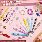 Ferreve 40 Pcs 3D Animal Silicone Focal Beads for Pens, Keychain Making, Focal Beads Bulk for Beadable Keychain DIY Crafts Bracelet Necklace Phone Chain Charms Jewelry Making (Cute Style) - style: Cute Style