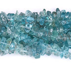HAAMIIQII 4-6mm Natural Apatite Chip Beads Irregular Chip Stones Loose Gemstone Beads for Jewelry Making Strand 30 Inch - color: Apatite