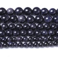 Natural Blue Stars Shine Stone Gemstone Round Crystal Energy Jade Beads Stone Beads for Jewelry Making DIY Bracelet Necklace Jewelry Making 1 Strand 15.5inch 45PCS 8MM - color: Blue stars shine stone, size: 8MM