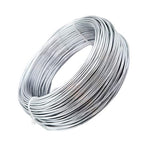 INSPIRELLE 15 Gauge 164 Feet Silver Aluminum Craft Wire Bendable Metal Wire for Jewelry Craft Making - color: Silver, size: 15 Gauge (1.5mm)