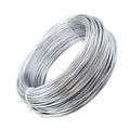 INSPIRELLE 15 Gauge 164 Feet Silver Aluminum Craft Wire Bendable Metal Wire for Jewelry Craft Making - color: Silver, size: 15 Gauge (1.5mm)