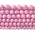 4MM 86PCS Pink Turquoise Spacer Loose Beads for Jewelry Making DIY Bracelet Necklace - color: Pink Turquoise, size: 4mm