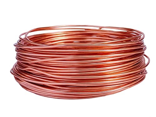 15 Gauge Anodized Aluminum Wire 49 Feet for Jewelry Making Craft DIY（1.5mm,Champagne,41504） - color: Champagne, size: 15 Gauge