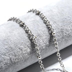6 Rolls Necklace Chains for Jewelry Making 46 Feet Chain Jewelry Chain with Jump Rings Lobster Clasps Pinch Clasps for Jewelry Craft DIY Making Supplies (Silver) - color: 6 Rolls Silver