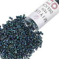 Miyuki Delica Seed Beads – Size 11/0 (1.6 mm), DB1005, Metallic Purple/Gold Iris, 7.2 g, Approx. 1440 Beads, Made in Japan - color: DB1005 - Metallic Purple/Gold Iris