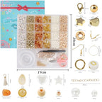TOIPINIO Bracelet Making Kit Jewelry Making Supplies Kit Natural Stone Beads for Irregular Natural Stone with for DIY Craft-1736 PCS Friendship Bracelet/Necklace/Earrings for Adults (Yellow Jade) - color: Yellow Jade - Red Aventurine