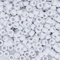 MIIIM 1200PCS 6x9mm Pony Beads Bulk, White Pony Beads for Bracelets Making Kit, Kandi, Hair Braids Crafts for Jewelry Making (White) - color: Z1-White