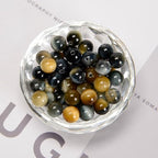 48Pcs 8mm Dream Tiger Eye Gemstone Natural Round Loose Real Stone Beads Gemstone Genuine for DIY Hand Made Craft Jewelry Bracelet Earring Necklace String Making Energy Healing Power - color: Dream Tiger Eye Gemstone, size: 8mm
