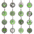 Mixed Pearl Cage Locket Pendants Set, Essential Oil Diffuser DIY Necklace Bracelet Jewelry Making Craft, Bulk Beads Aromatherapy Diffuser Charms Gifts for Women Girls - color: Random 8pcs Aroma Diffuser