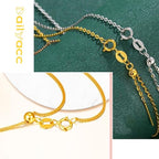 Spring Clasps Sterling Silver with Open Jump Rings Gold Necklace Clasps and Closures for Jewelry Making,Made in Italy - color: 6gold, size: 0.28inch