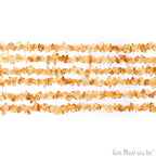 GM GemMartUSA Citrine Natural Raw Chip Beads Strands | Semi-Precious | AAA+ Quality 1 Strand 34” | DIY Bracelet Jewelry Making, Healing Crystal Craft| 4-6mm - Yellow-Color Gemstones (CHCI-70001) - color: Citrine (CHCI-70001)