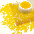 Perlin Glass Seed Beads 2mm 11/0 Round Mini Small Pony Beads 6500pcs for Making Earrings Bracelets Pendants Waist Jewelry DIY Handmade Transparent Color Kit (Yellow) - color: Yellow